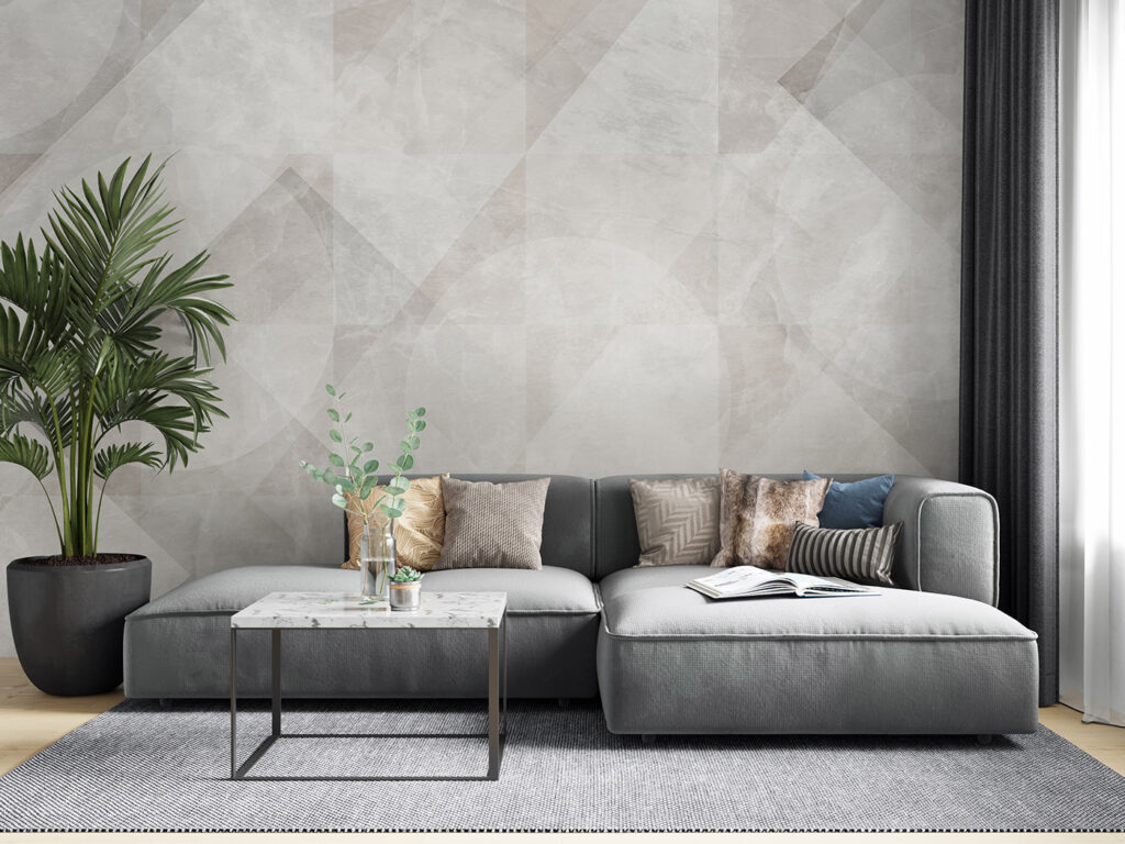 White and grey background