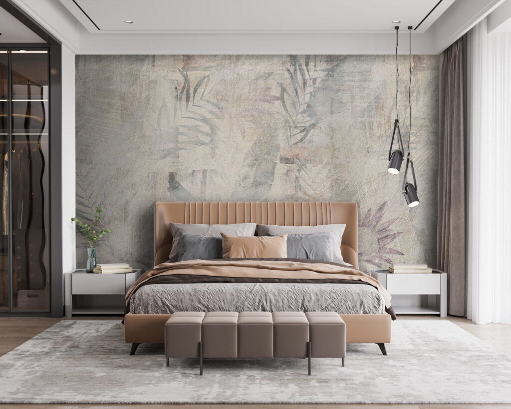 Textures and patterns in soft hues