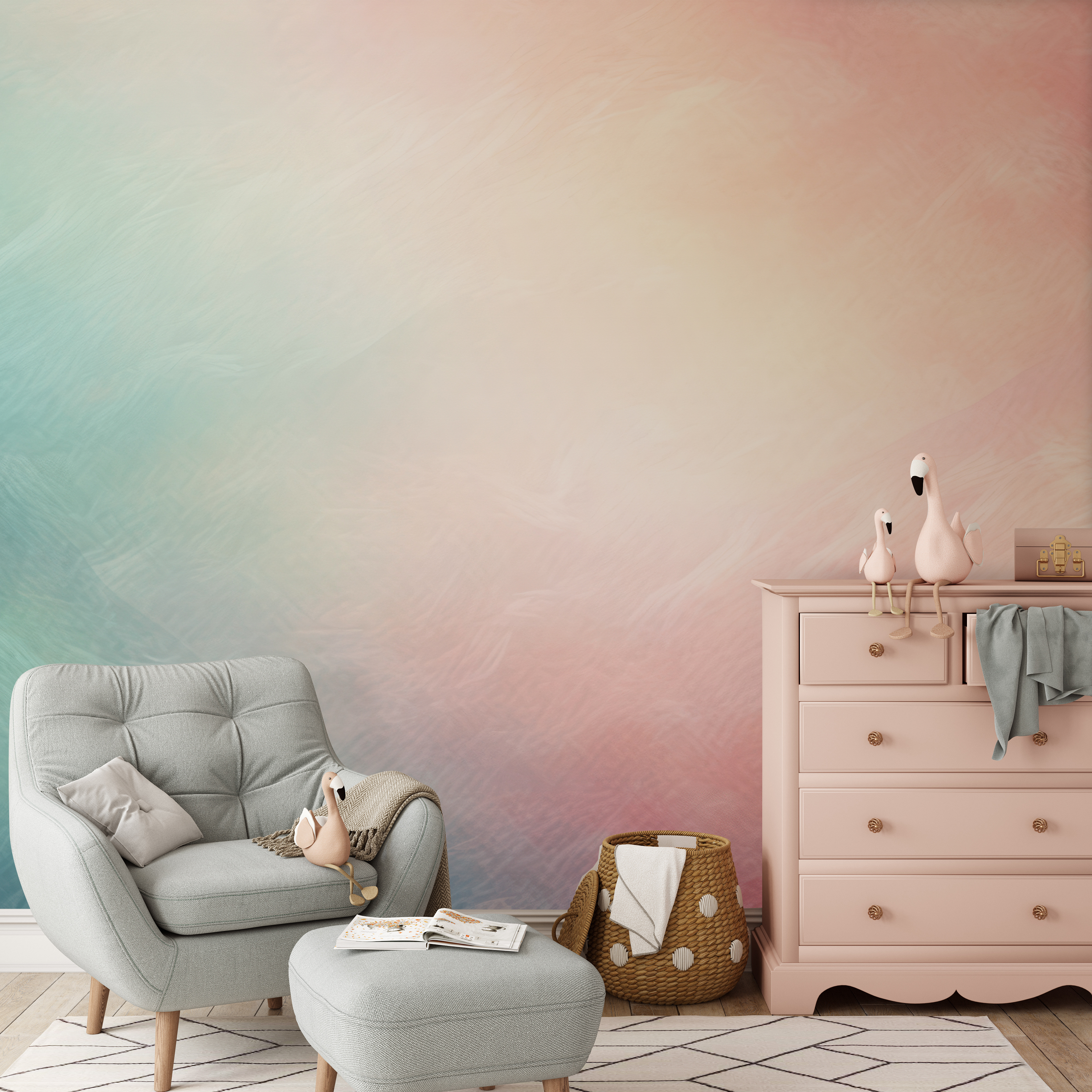 Soft colors blending into tranquility