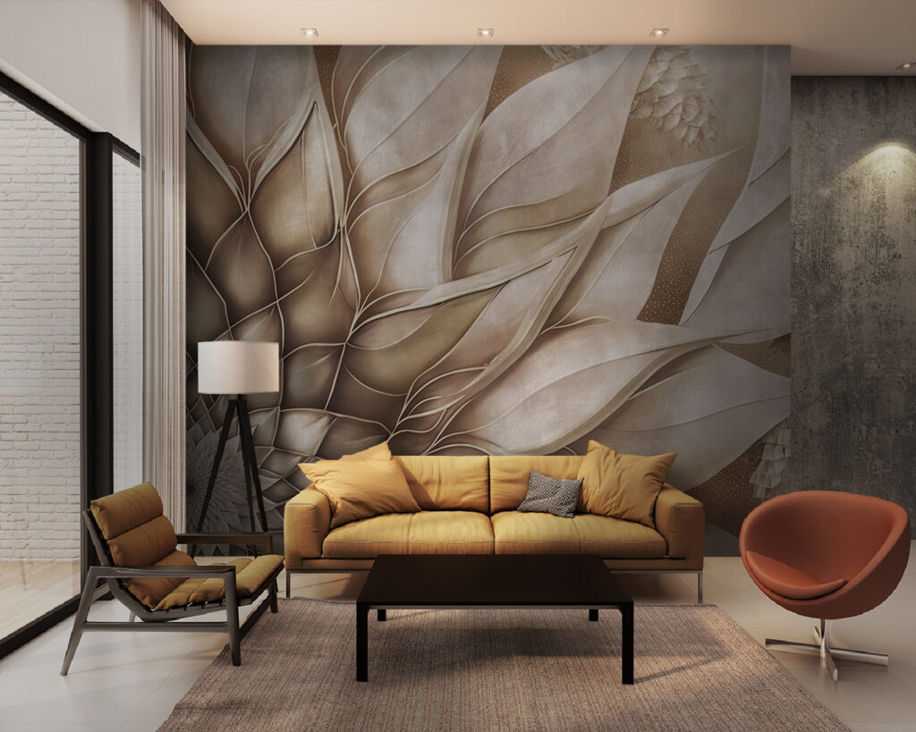 Elegant design of flowing petals