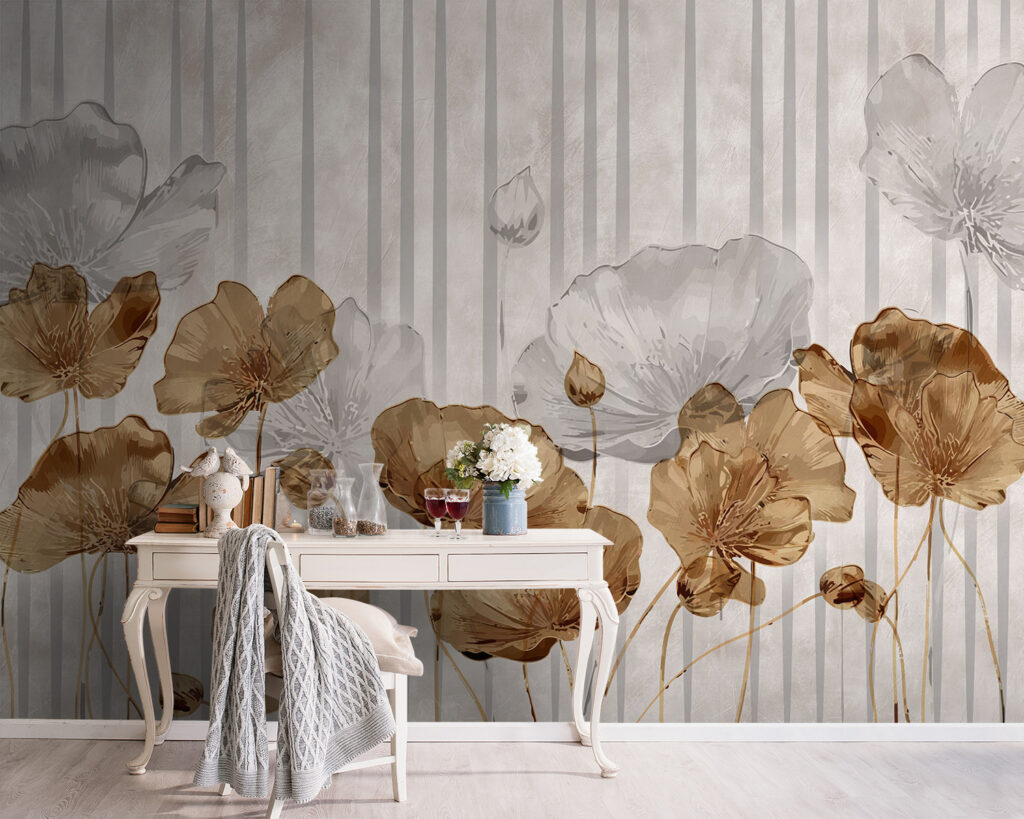 u95632pig5 1024x819 - Ταπετσαρία με λουλούδια - tegory