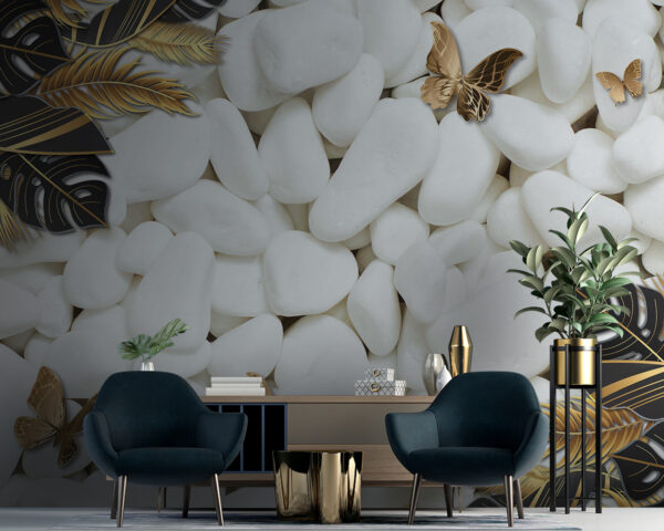 Ταπετσαρίες Φυσική κομψότητα με διακοσμητικές πινελιές