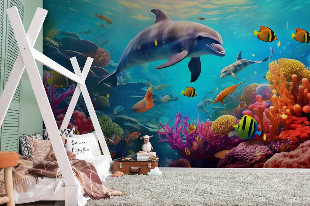 u94773pir1m 1024x683 - Δελφίνι που κολυμπά σε κοραλλιογενή ύφαλο - tegory