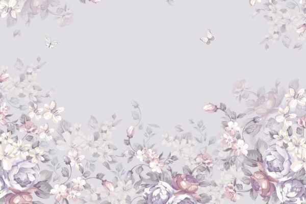 Floral μοτίβο με πεταλούδες Floral μοτίβο με πεταλούδες