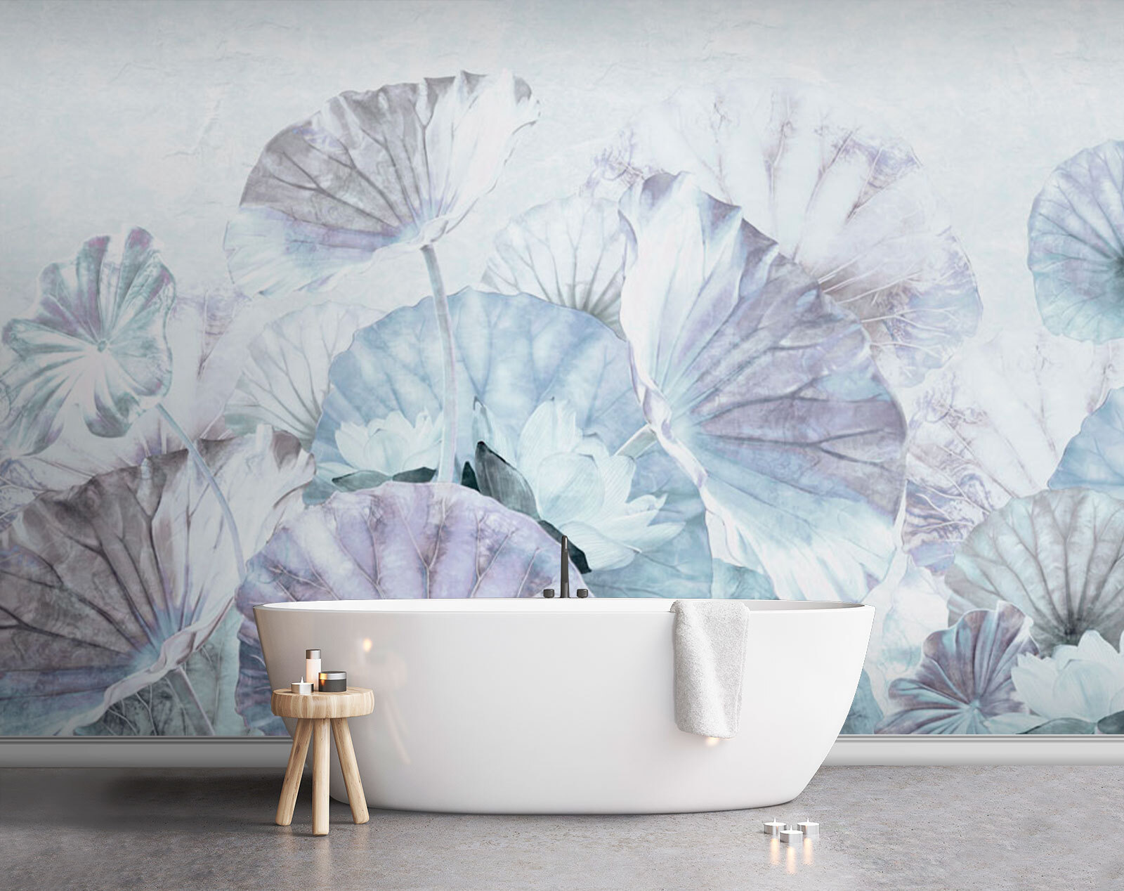 Delicate leaves in soft pastel hues Delicate leaves in soft pastel hues