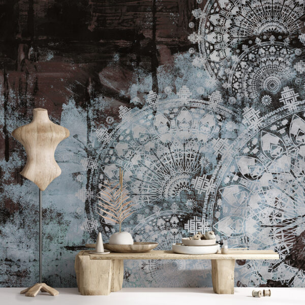 Abstract patterns in muted colors