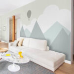 Ταπετσαρίες Αερόστατο θερμού αέρα στον ουρανό