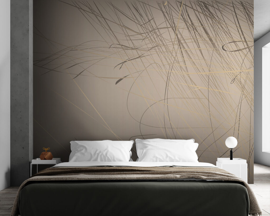 Abstract lines on a soft background