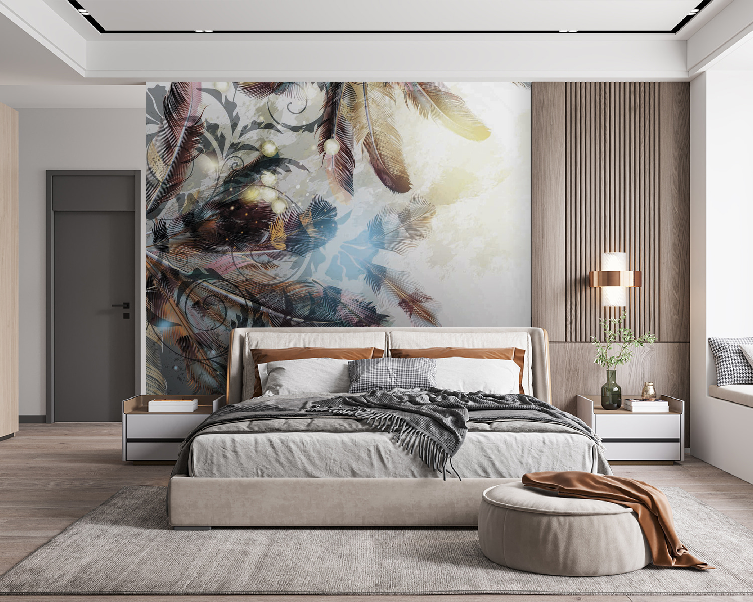 u93275pib98m - Πολύχρωμα φτερά και περίπλοκα μοτίβα - tegory