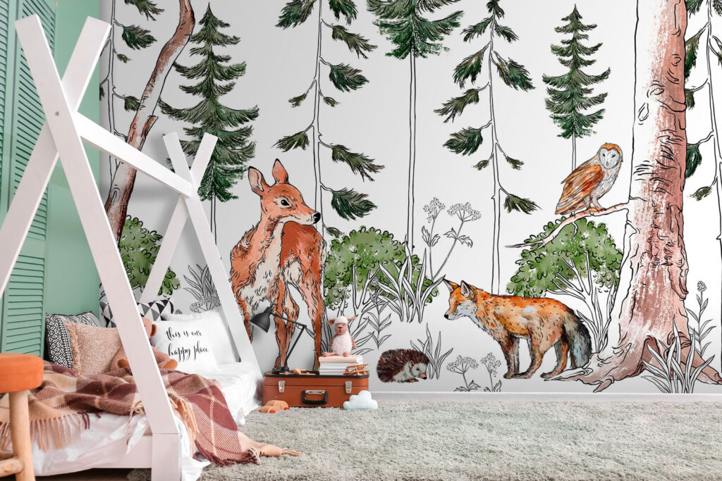 u78692pir2 1024x683 - Ομάδα ζώων σε δάσος - tegory