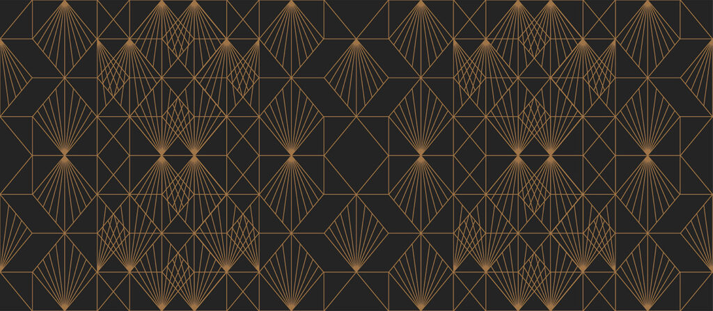 Elegant metallic geometric pattern design