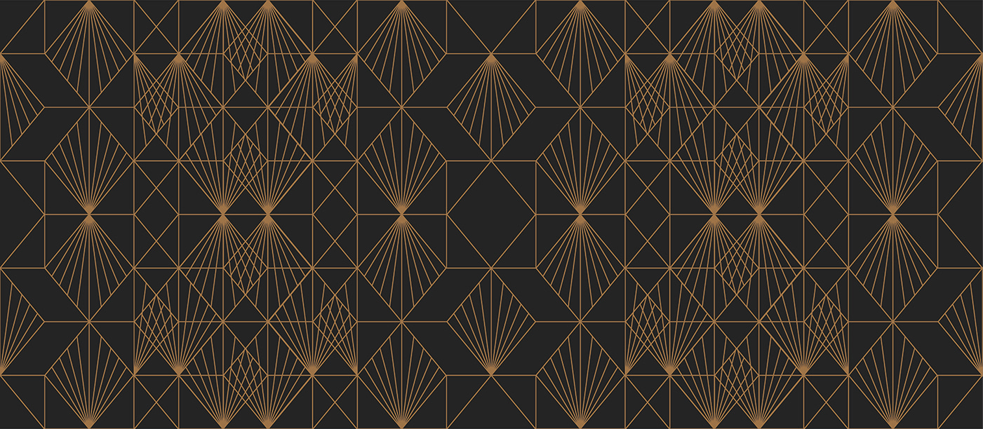 Elegant metallic geometric pattern design