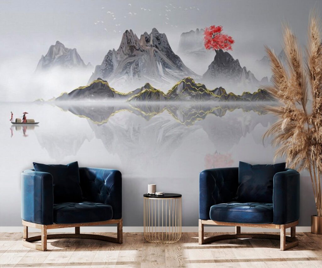 u72981pig2 1024x853 - Οροσειρά με ένα κόκκινο δέντρο στη μέση του νερού - tegory