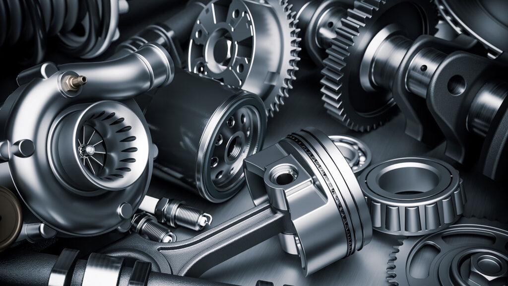 Group of metal parts Group of metal parts
