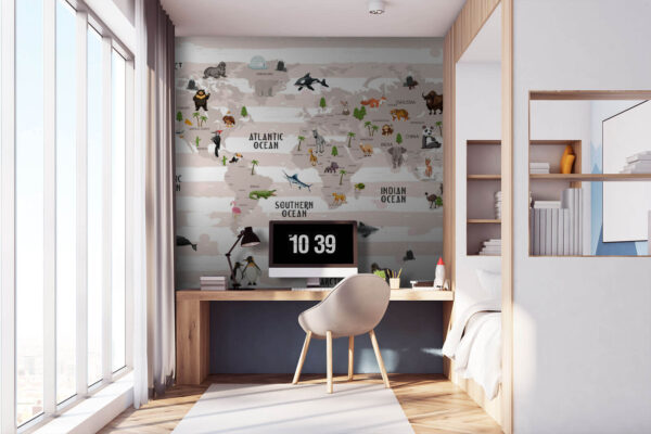 Χάρτης του κόσμου με ζώα u72580pir2 600x400 - Χάρτης του κόσμου με ζώα - tegory