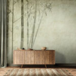 Ταπετσαρίες Ομάδα δέντρων μπαμπού