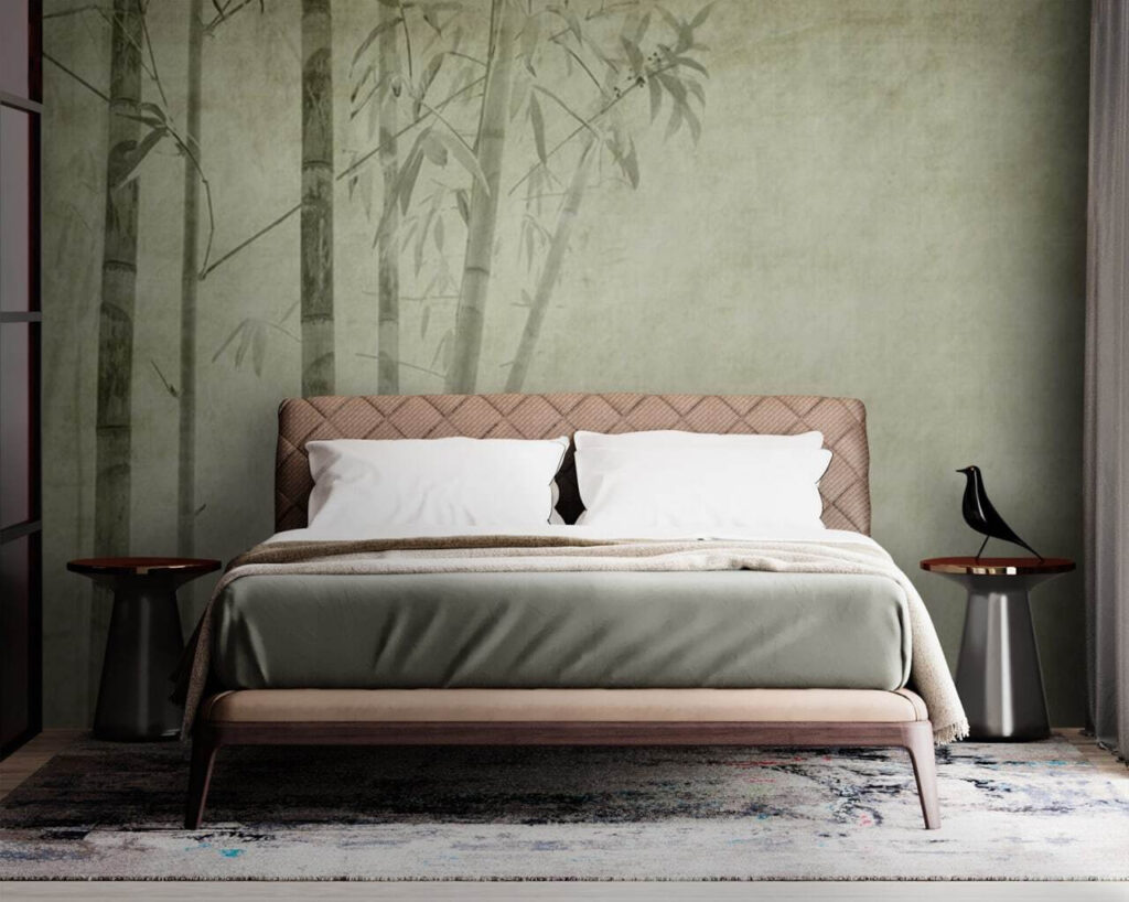 Group of bamboo trees