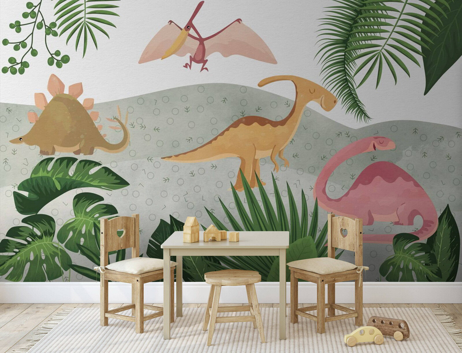 u72541pir1m - Ομάδα δεινοσαύρων με φύλλα - tegory