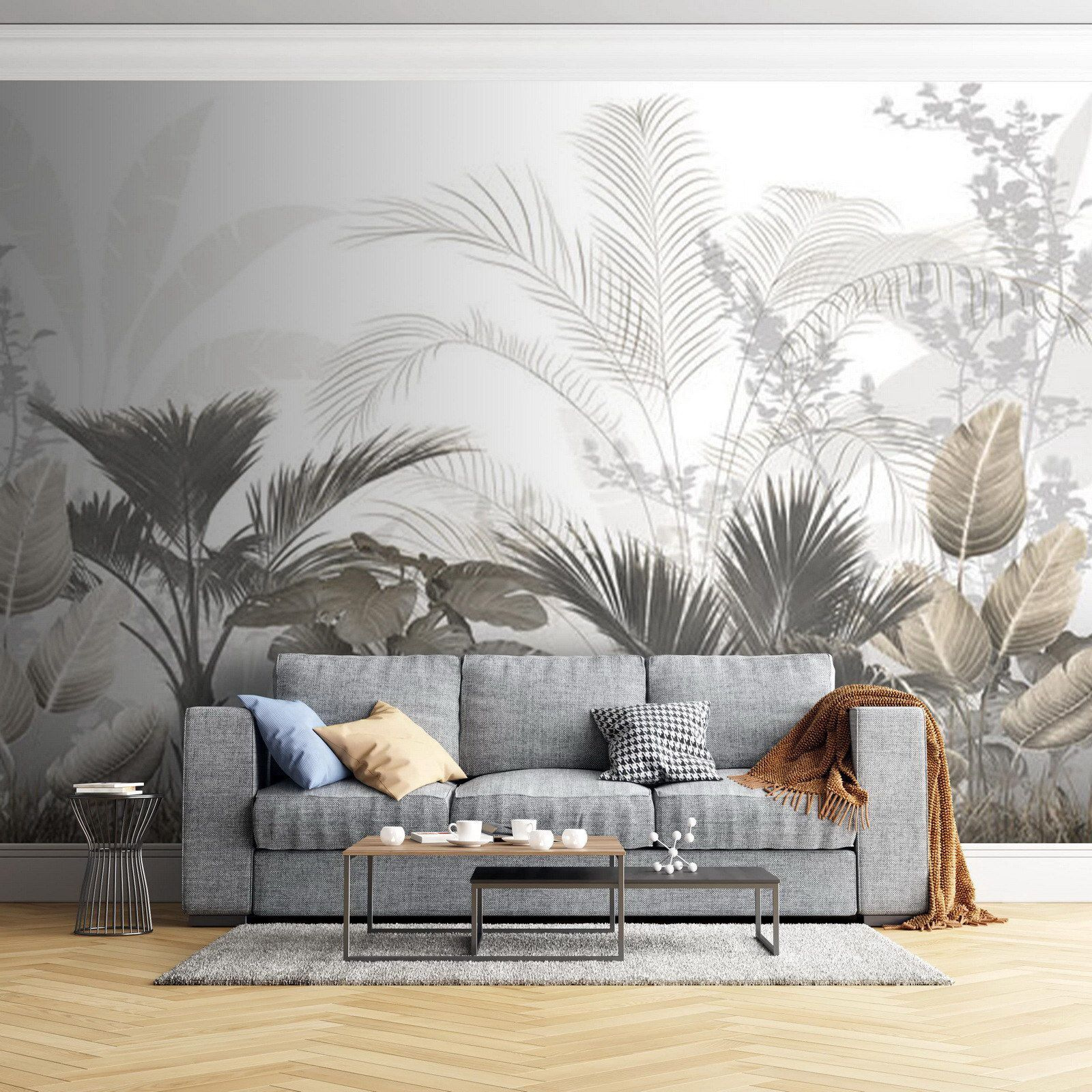 u72415pig1m - Ομάδα δέντρων σε ένα ομιχλώδες δάσος - tegory