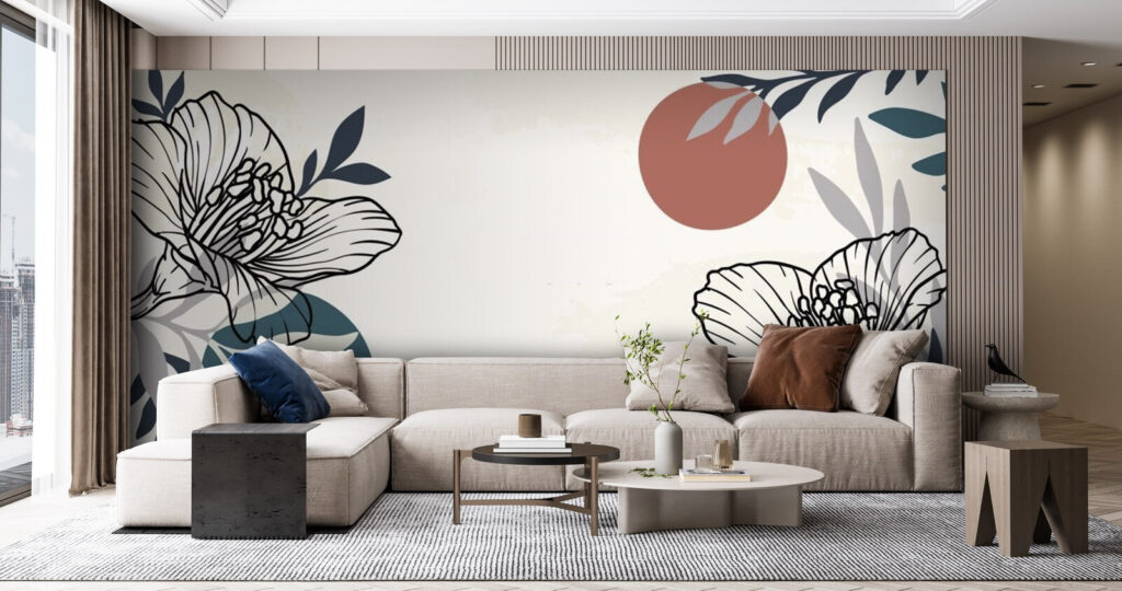 u71814pib2 1024x540 - Λευκό φόντο με μαύρα και λευκά λουλούδια και φύλλα - tegory