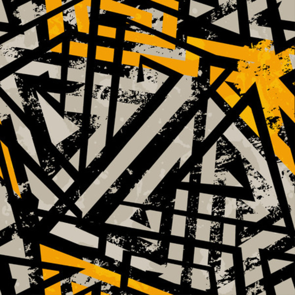 Black and yellow pattern Black and yellow pattern