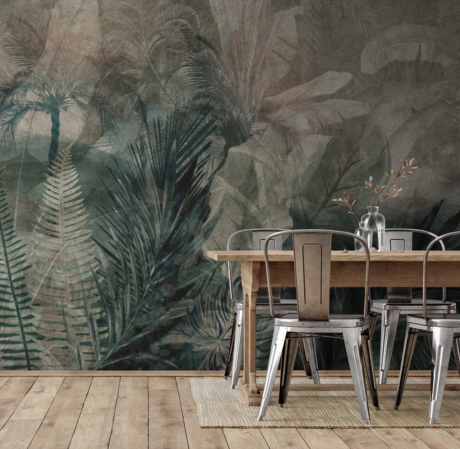 u71423piq1m - Ομάδα φύλλων σε γκρι φόντο - tegory