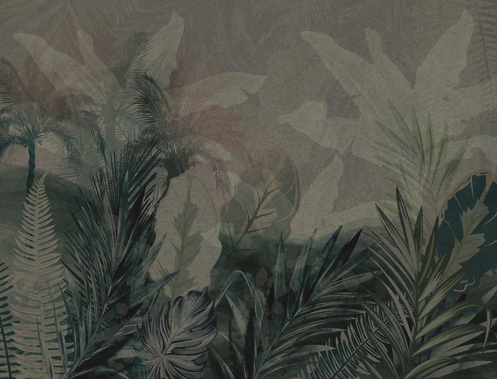 u71423p - Ομάδα φύλλων σε γκρι φόντο - tegory