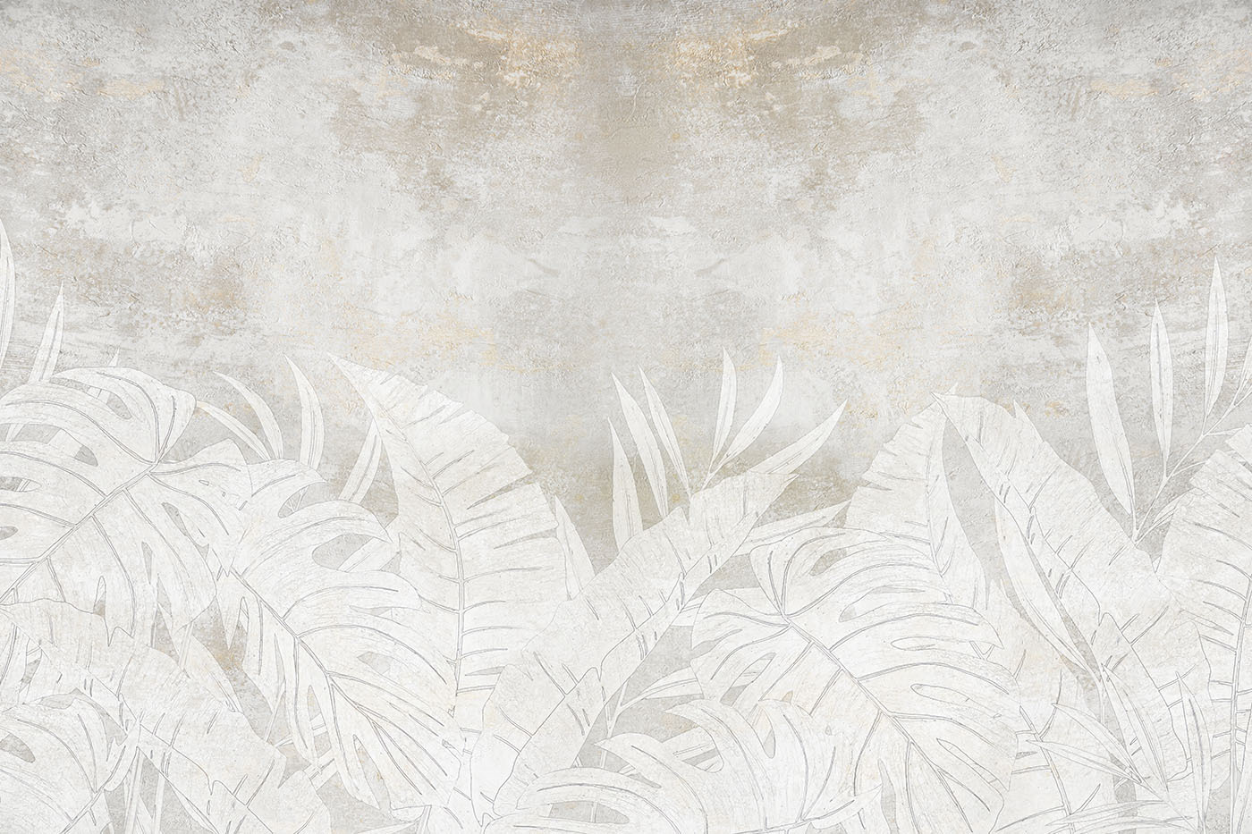 White background with leaves