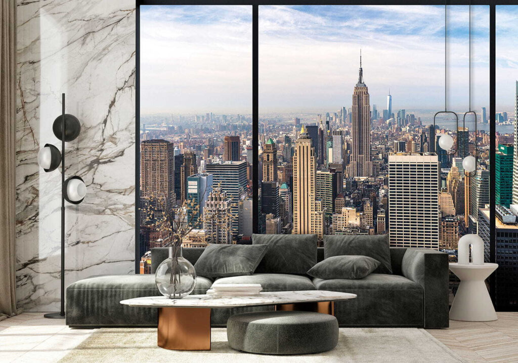 City with tall buildings