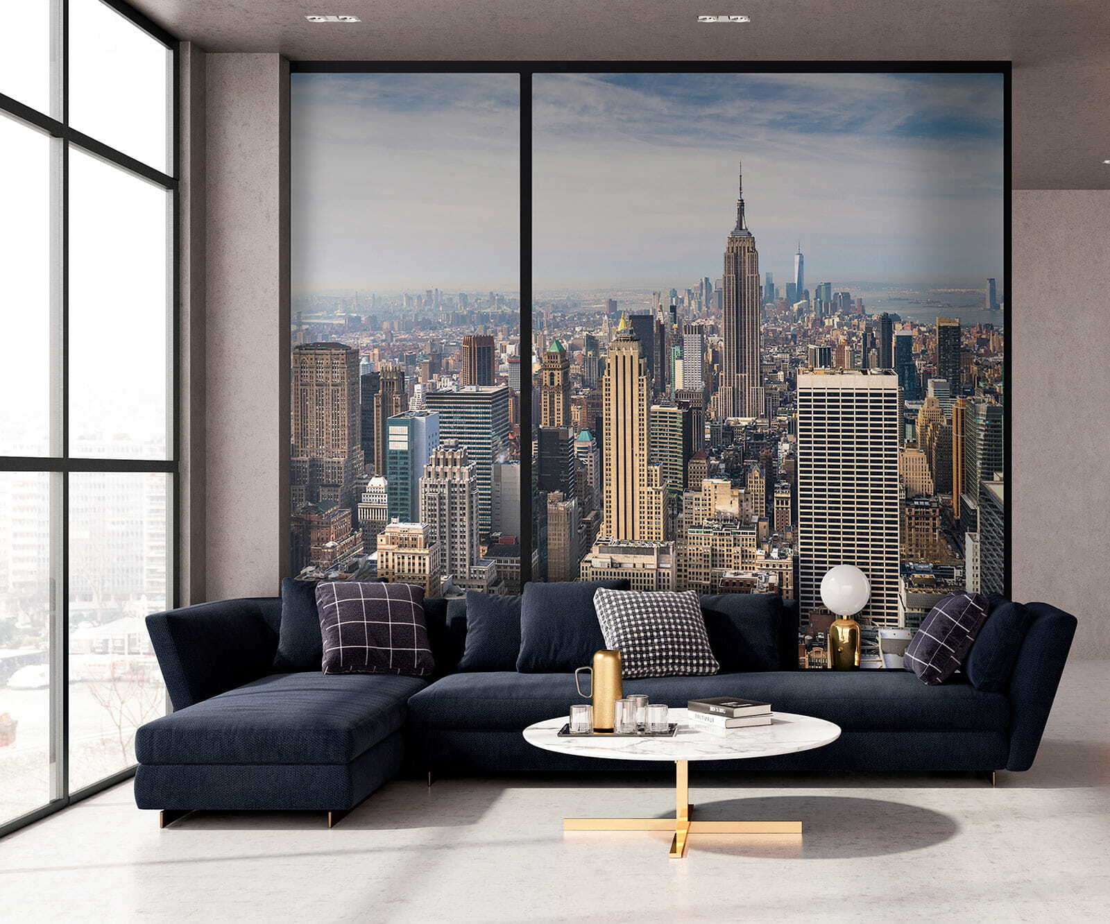 City with tall buildings