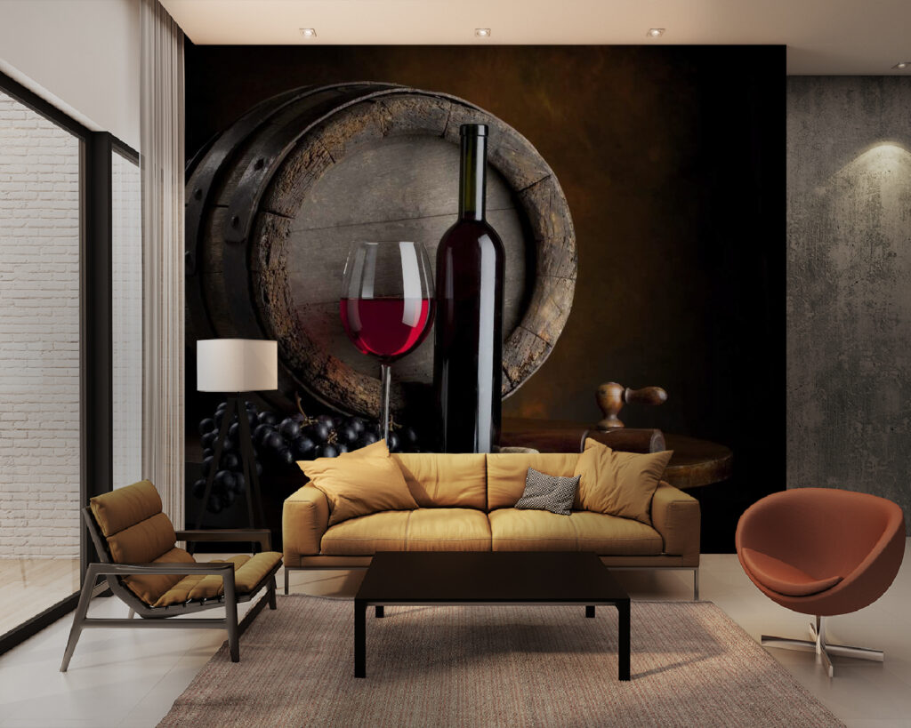 u65206pig28 1024x819 - Μπουκάλι κρασί και ποτήρι σε τραπέζι - tegory