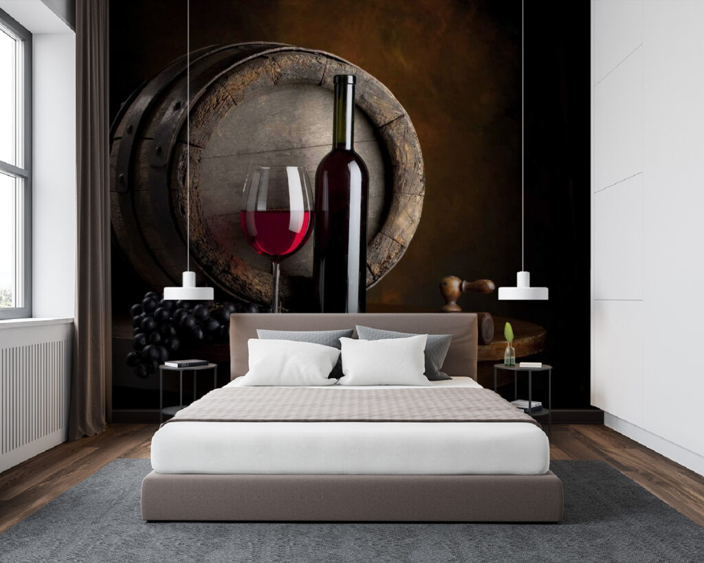 u65206pib94m 1024x819 - Μπουκάλι κρασί και ποτήρι σε τραπέζι - tegory