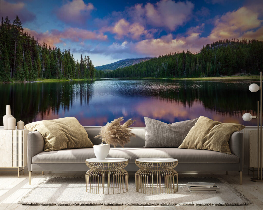 u58610pig9 1024x819 - Λίμνη περιτριγυρισμένη από δέντρα και βουνά - tegory