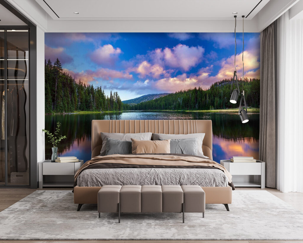 u58610pib115m 1024x819 - Λίμνη περιτριγυρισμένη από δέντρα και βουνά - tegory