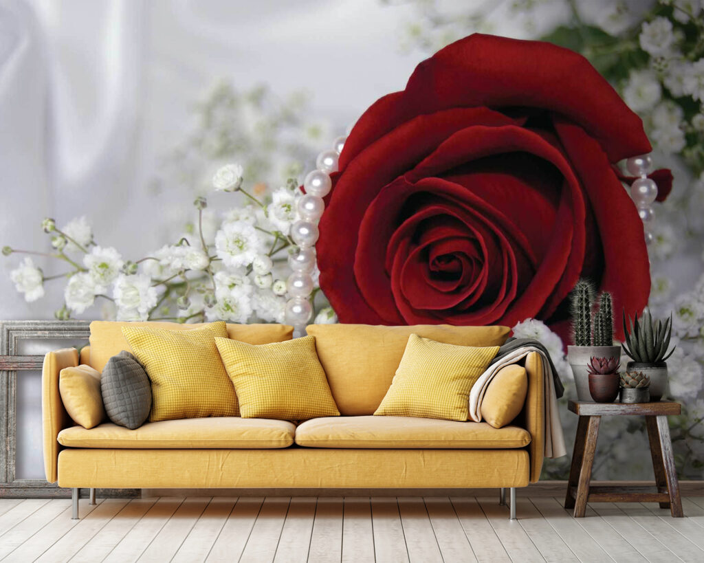 u57071pig36 1024x819 - Κόκκινο τριαντάφυλλο και λευκά λουλούδια - tegory