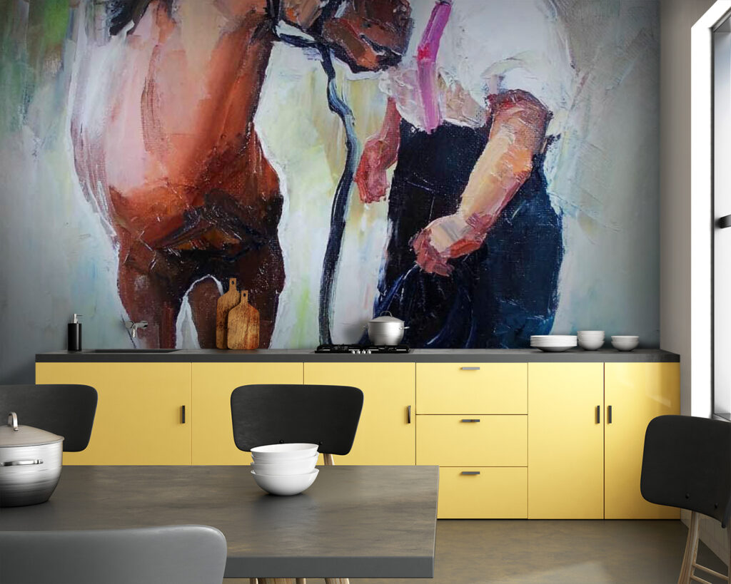 u55964pik83 1024x819 - Ζωγραφική ενός κοριτσιού που φιλάει ένα άλογο - tegory