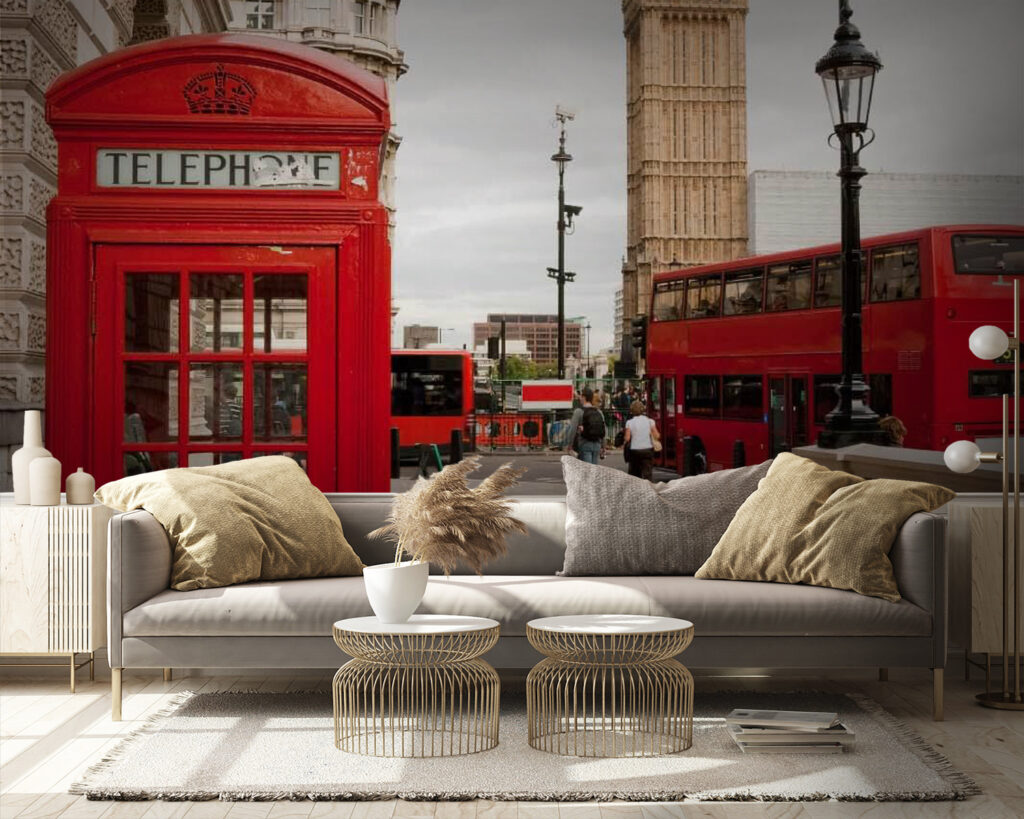 u55730pig9 1024x819 - Κόκκινος τηλεφωνικός θάλαμος σε μια πόλη - tegory