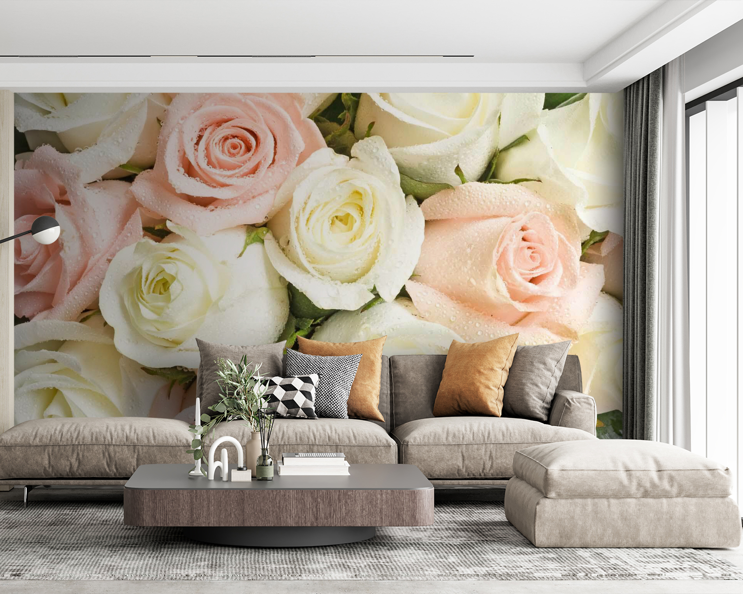 u55692pig63m - Ομάδα ροζ και λευκών τριαντάφυλλων - tegory