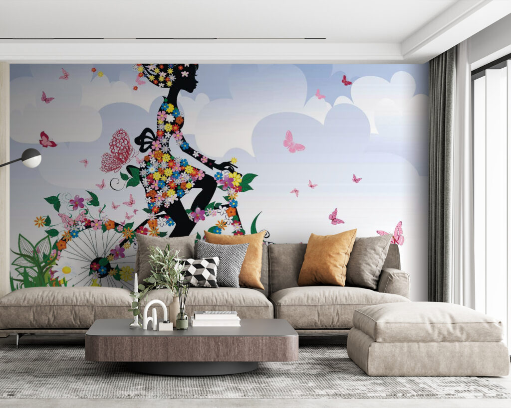 u55195pig63 1024x819 - Γυναίκα που οδηγεί ποδήλατο με λουλούδια - tegory