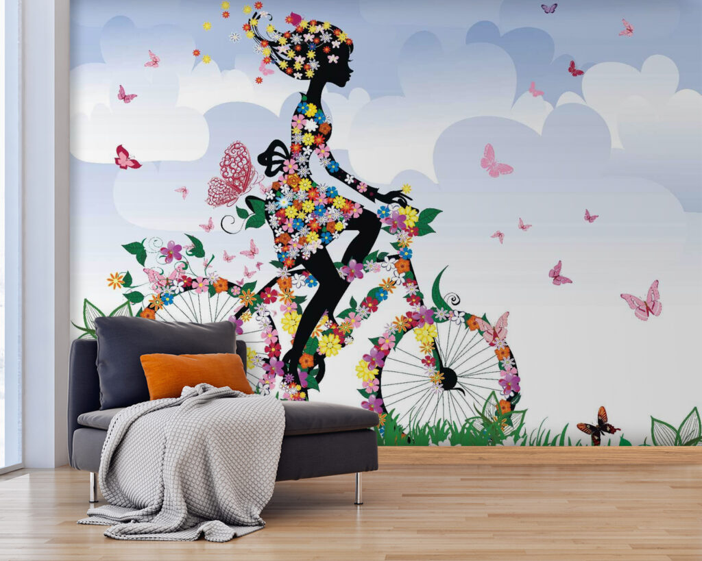 u55195pig25m 1024x819 - Γυναίκα που οδηγεί ποδήλατο με λουλούδια - tegory