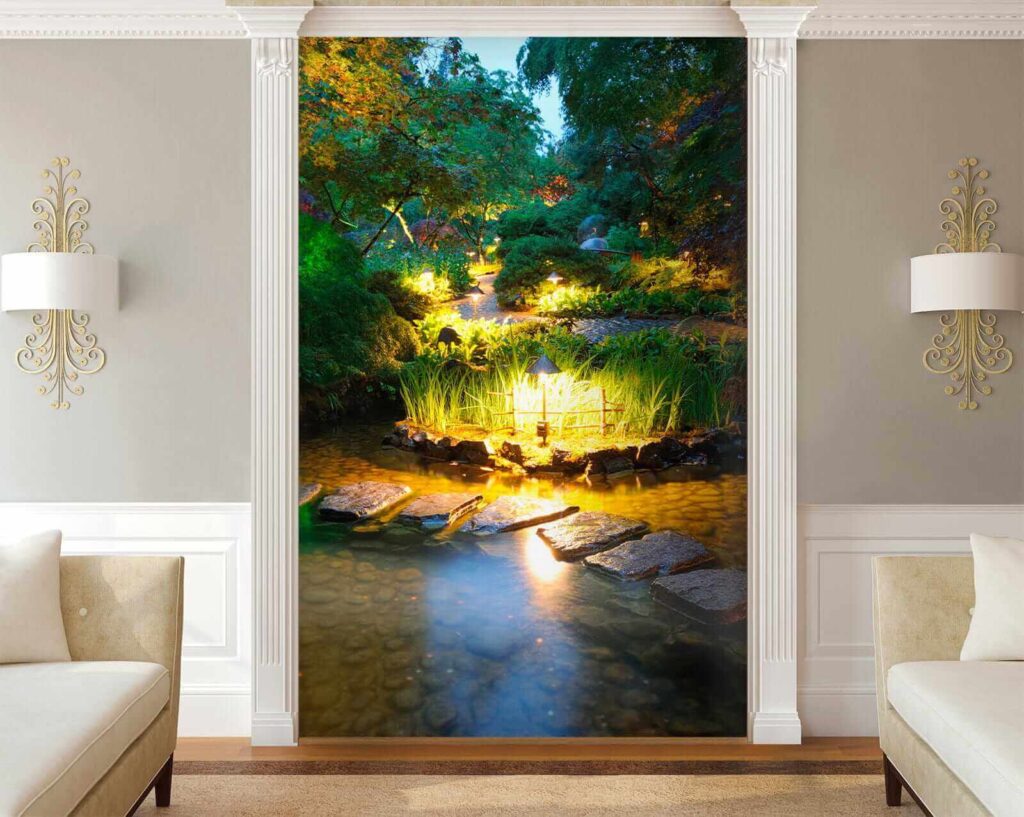 u55184pig1 1024x817 - Πέτρινο μονοπάτι σε λίμνη με φώτα - tegory