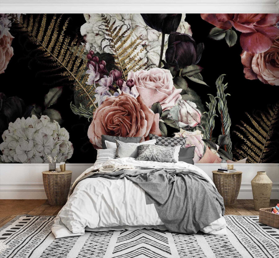 Floral μοτίβο των λουλουδιών