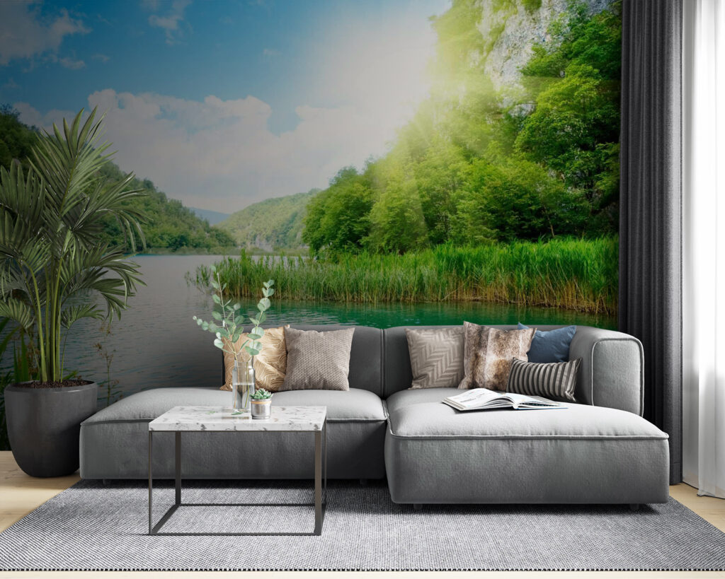 u54263pig53 1024x819 - Σώμα νερού με γρασίδι και δέντρα γύρω του - tegory