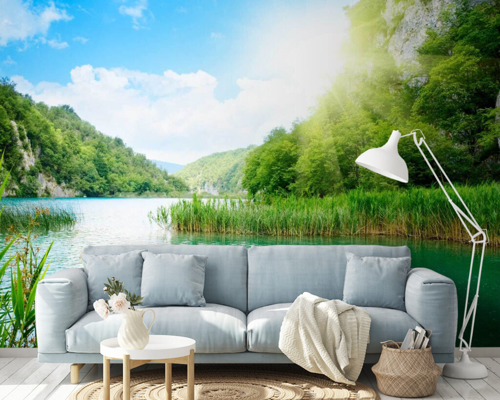 u54263pig14 1024x819 - Σώμα νερού με γρασίδι και δέντρα γύρω του - tegory