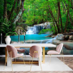 Ταπετσαρίες Καταρράκτης σε δάσος