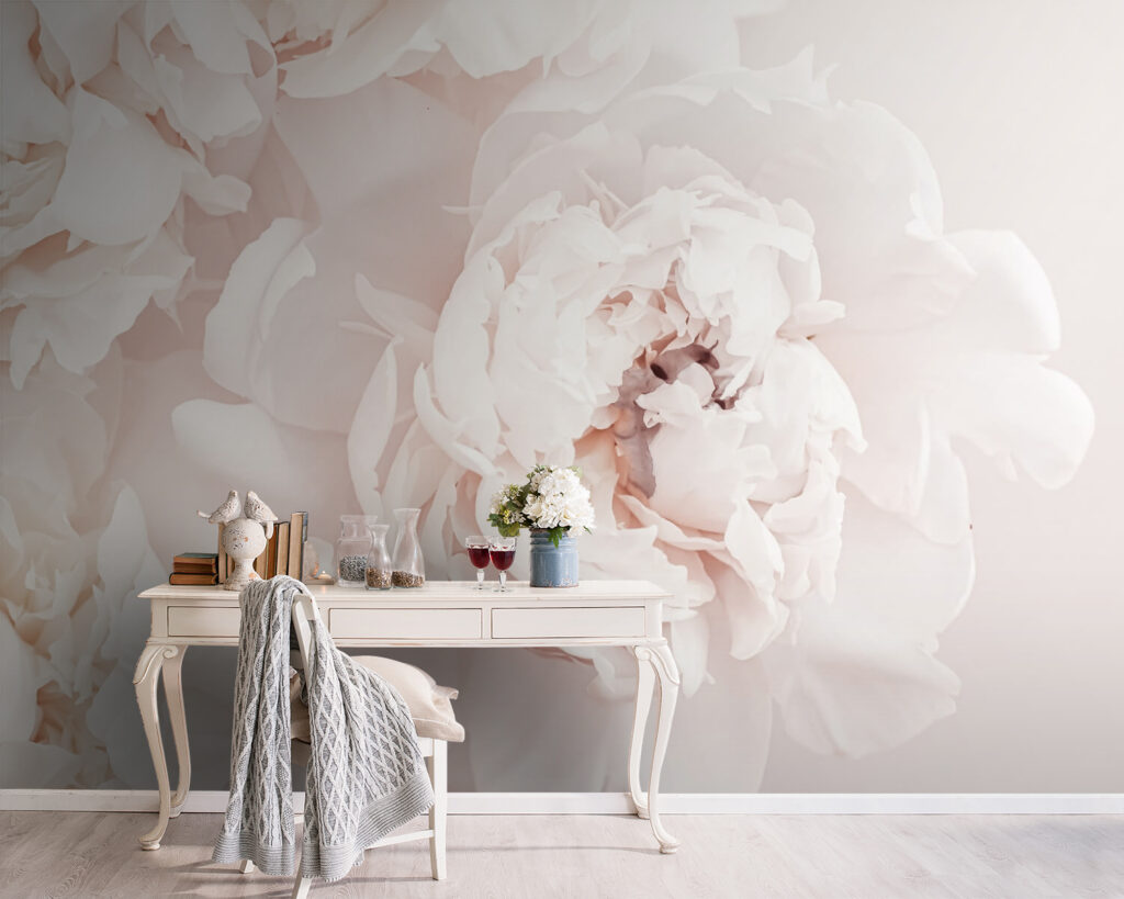 Delicate blooms in soft hues