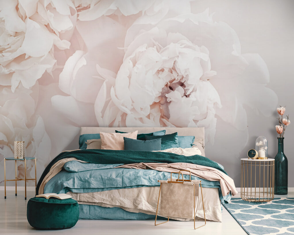 Delicate blooms in soft hues