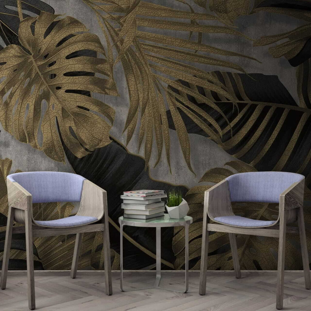 u53280piw1 1024x1024 - Κομψό τροπικό φύλλωμα σε φόντο με υφή - tegory