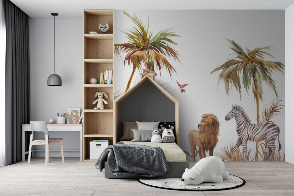 Group of animals in a jungle