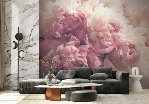 Delicate blooms in soft pastel hues Delicate blooms in soft pastel hues